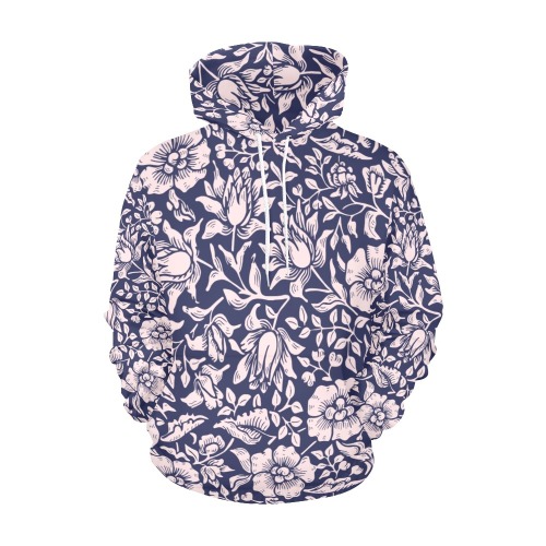 Hoodie All Over Print Hoodie for Women (USA Size) (Model H13)