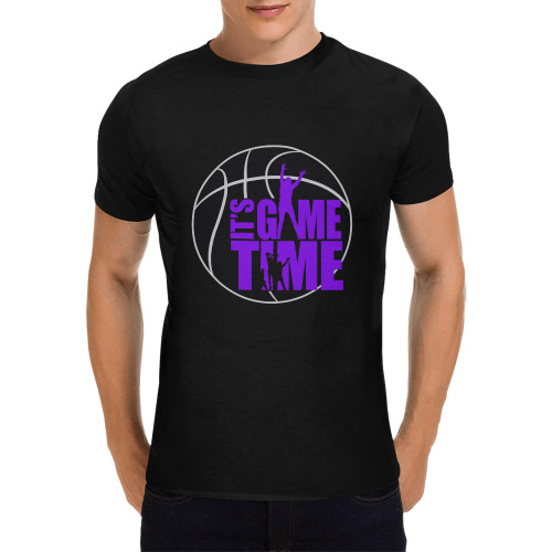 Its Game Time - Purple Men's T-Shirt in USA Size (Front Printing Only)