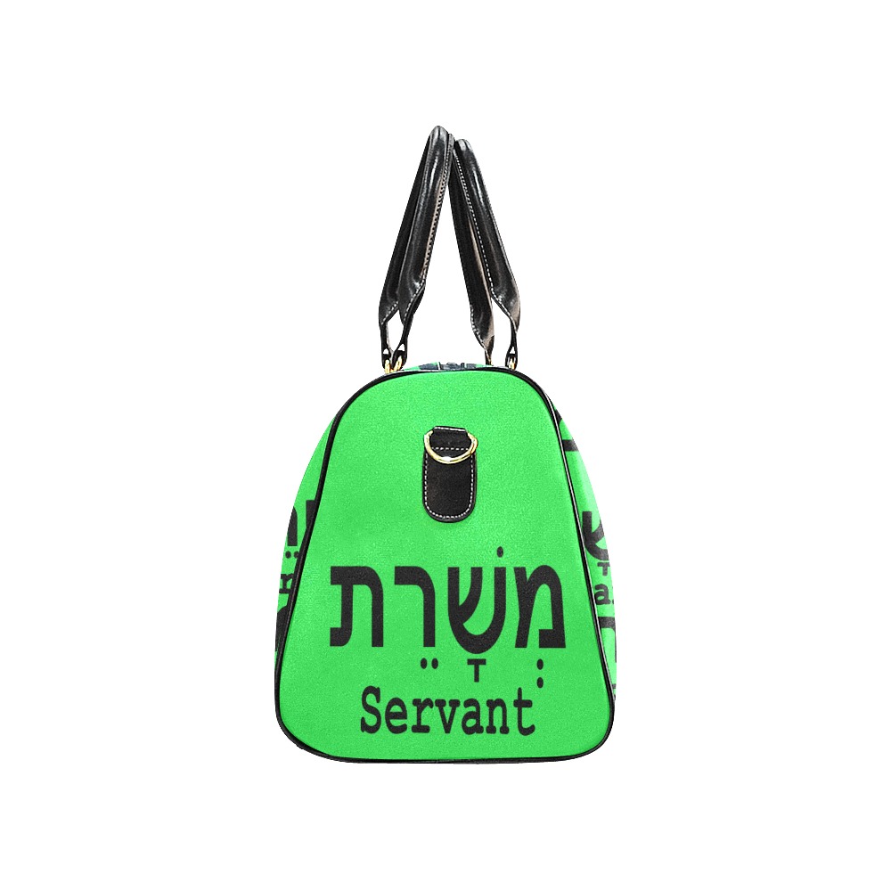 Servant Lime Green Tote Bag New Waterproof Travel Bag/Small (Model 1639)