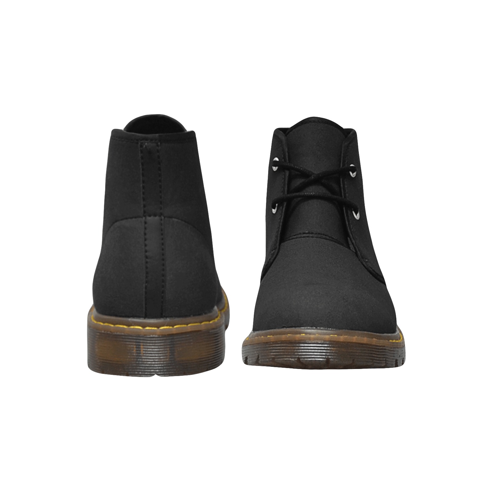 BLACK Men's Nubuck Chukka Boots (Model 2402)