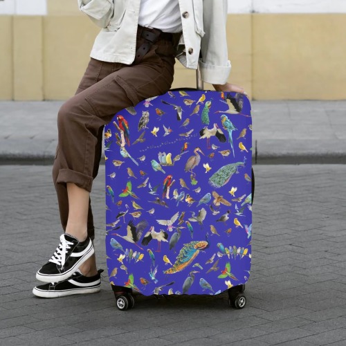 oiseaux 10 Luggage Cover/Extra Large 28"-30"