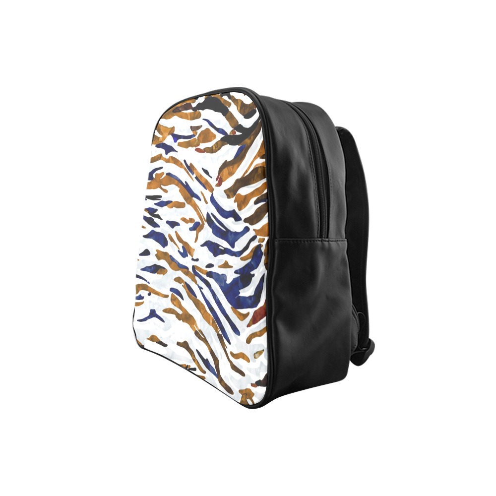 Modern animal print SPD School Backpack (Model 1601)(Small)