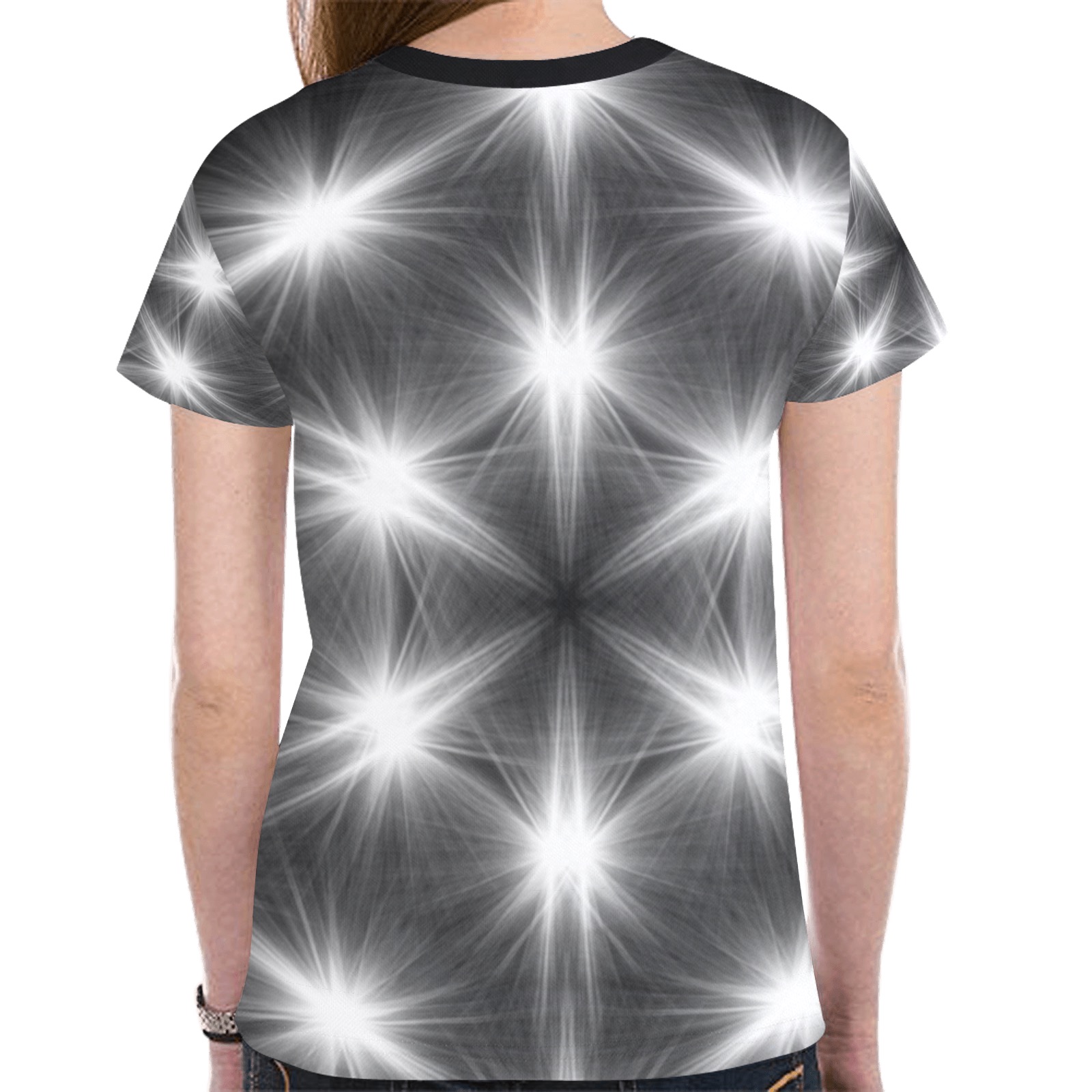 Ô Snowflake-226 New All Over Print T-shirt for Women (Model T45)