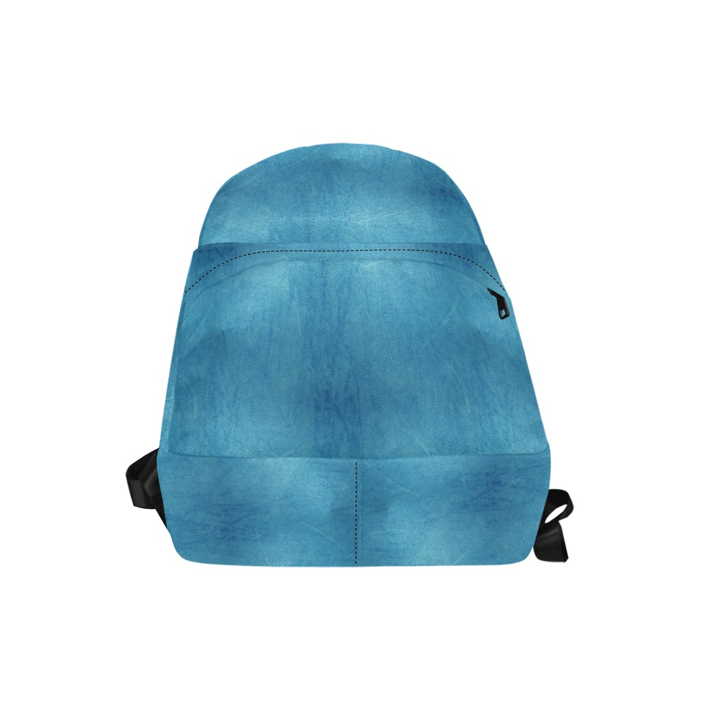 Leather Blue Light by Artdream Unisex Classic Backpack (Model 1673)