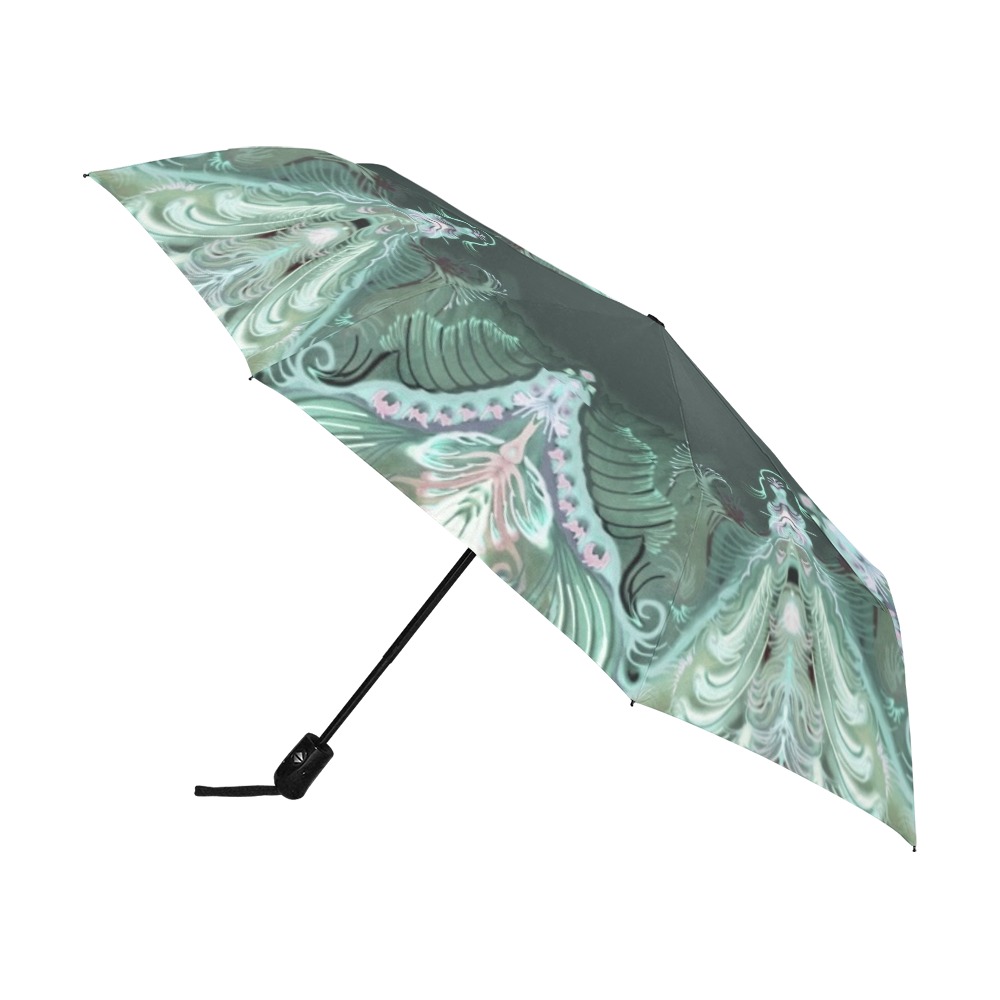 dragon flowers9 Anti-UV Auto-Foldable Umbrella (U09)