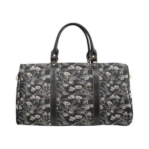 Gothic Floral Large Travel Bag New Waterproof Travel Bag/Large (Model 1639)