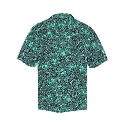 Seafoam Shores Hawaiian Shirt (Model T58)