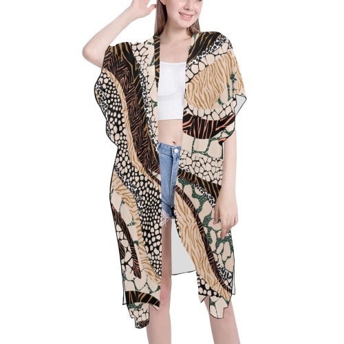 Wavy mix of wild animal skin_022