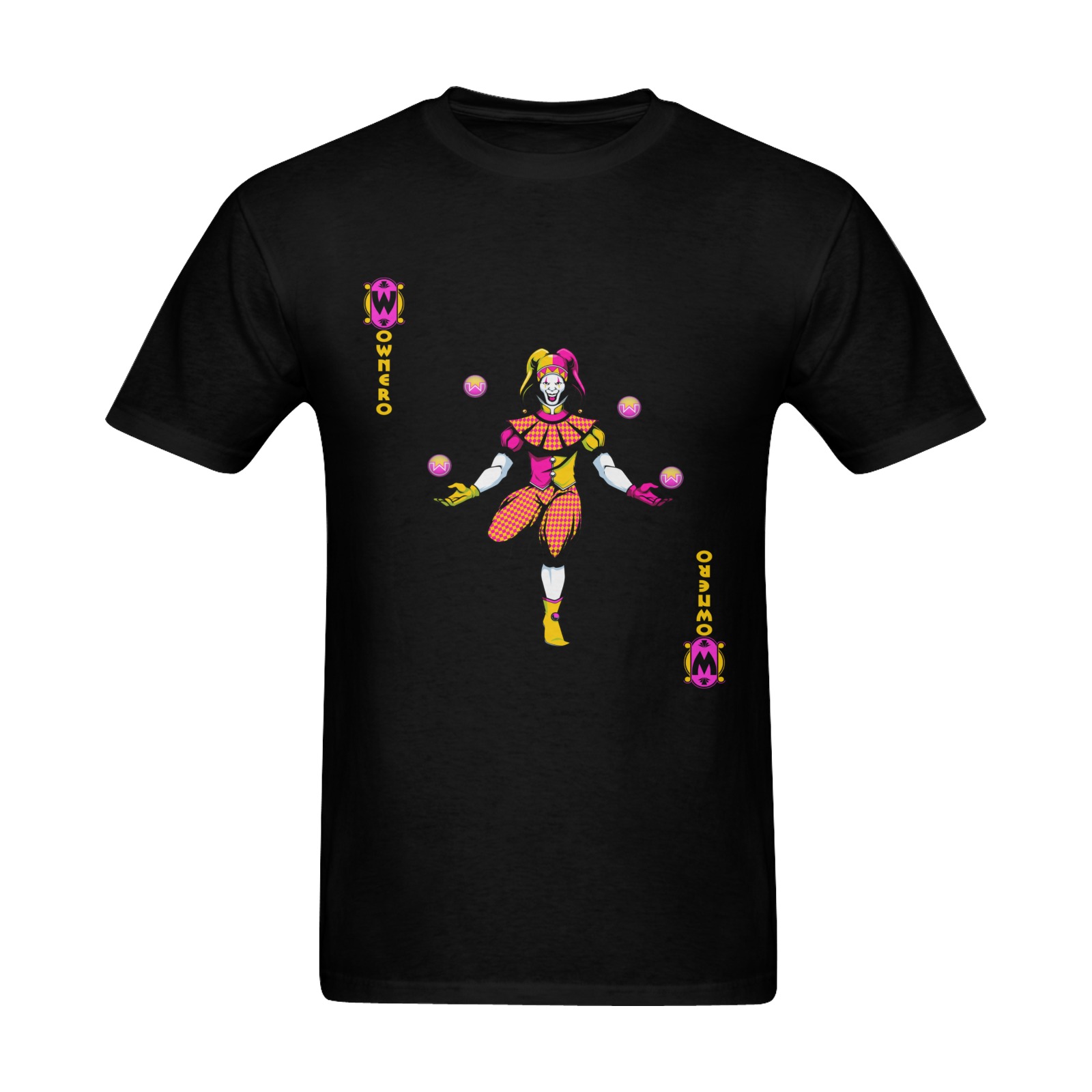 Wownero Joker Card T-Shirt Sunny Men's T- shirt (Model T06)