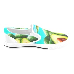OIG1 (24)Avocado Women's Slip-on Canvas Shoes (Model 019)