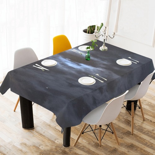 Mystic Moon Collection Cotton Linen Tablecloth 60"x120"
