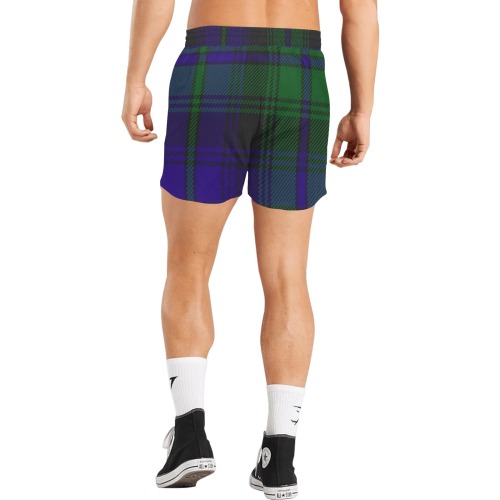5TH. ROYAL SCOTS OF CANADA TARTAN Men's Mid-Length Casual Shorts (Model L50)