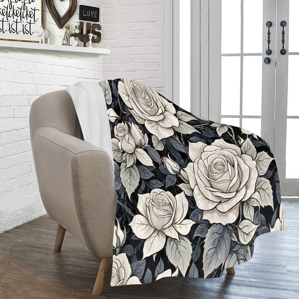 Fabulous Florals 18 Ultra-Soft Micro Fleece Blanket 50"x60"