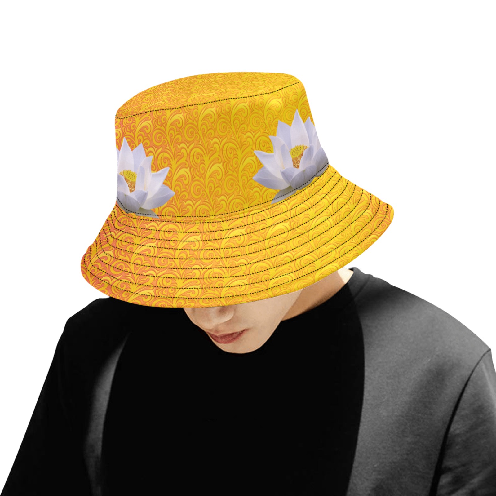 Lotus Dreams Unisex Summer Bucket Hat