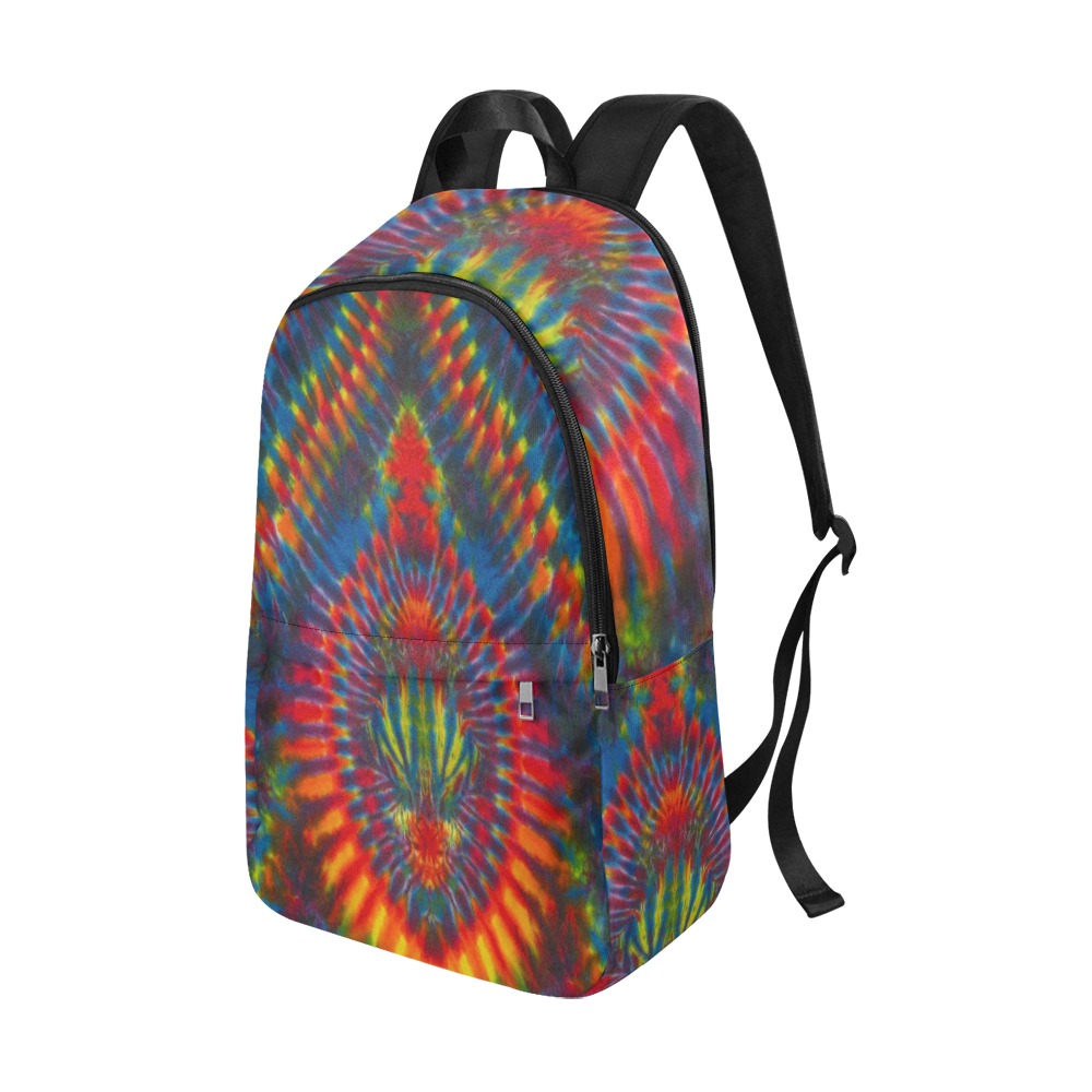 Cool Cosmic Tie Dye Fabric Backpack for Adult (Model 1659)
