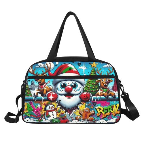 Santa by Nico Bielow Fitness Handbag (Model 1671)