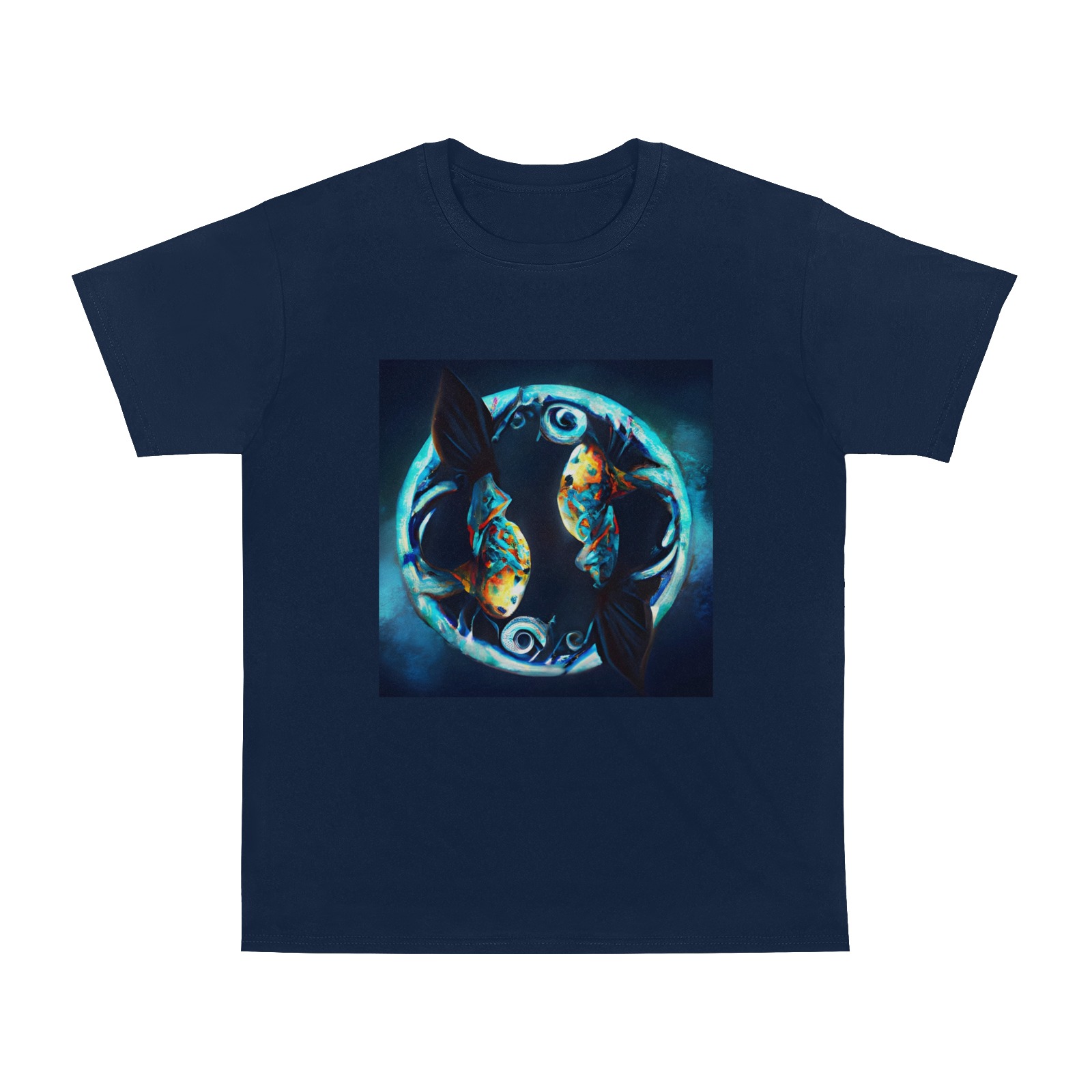 Tribal Pisces Men's T-Shirt in USA Size (Two Sides Printing)