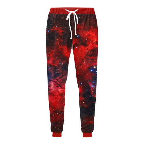 Mystical fantasy deep galaxy space - Interstellar cosmic dust Men's All Over Print Sweatpants (Model L11)