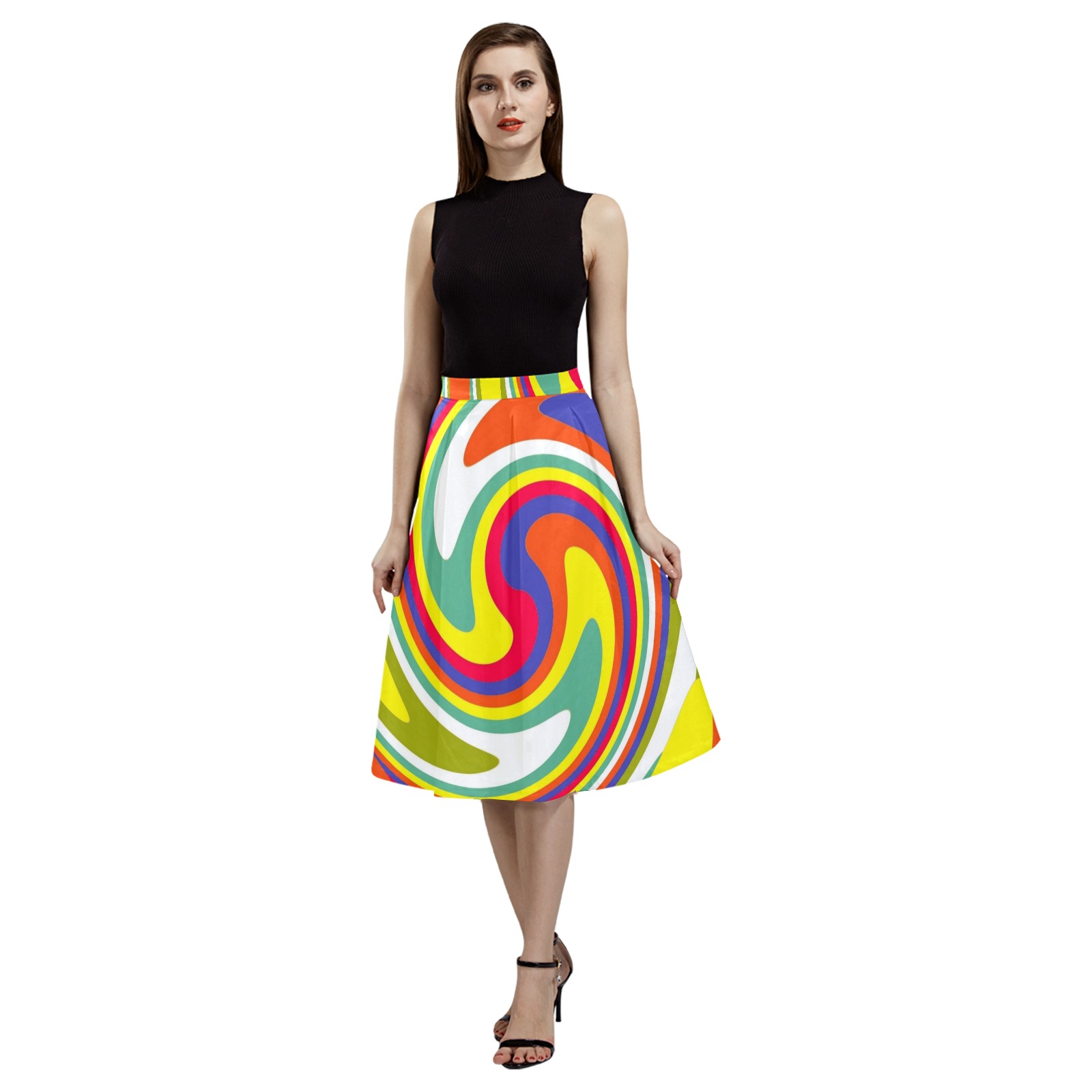 PATTERN-562 Mnemosyne Women's Crepe Skirt (Model D16)