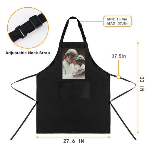 Cosmic Collaboration Waterproof Apron for Men