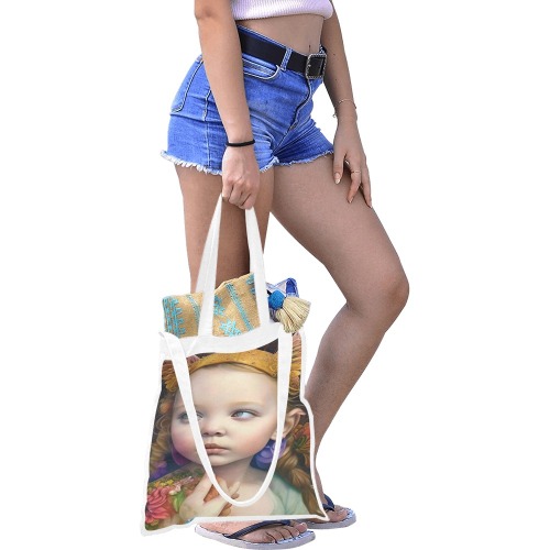 Pretty Girls 4 Canvas Tote Bag/Medium (Model 1701)