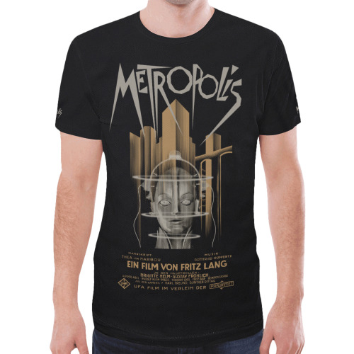 Metropolis New All Over Print T-shirt for Men (Model T45)