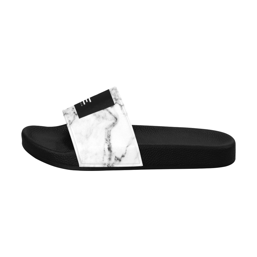 marble slide Men's Slide Sandals (Model 057)