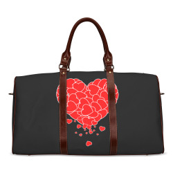 Valentine's Day - Heart Of Hearts Waterproof Travel Bag/Large (Model 1639)