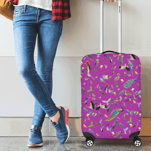oiseaux 11 Luggage Cover/Small 18"-21"