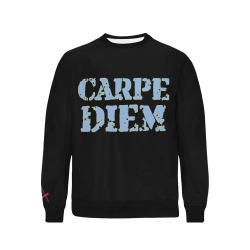 KBCARPEDIEM Men's Rib Cuff Crew Neck Sweatshirt (Model H34)