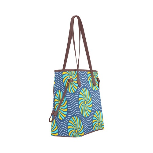 Water Clover Canvas Tote Bag (Model 1661)
