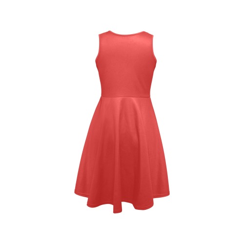 Colorful Sleeveless Expansion Dress (Model D60)