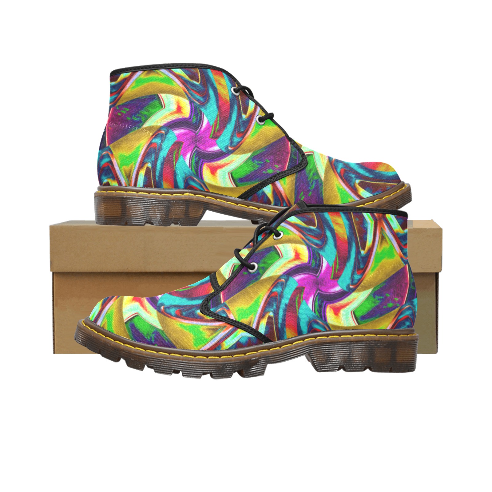 Hippie Women's Canvas Chukka Boots (Model 2402-1)