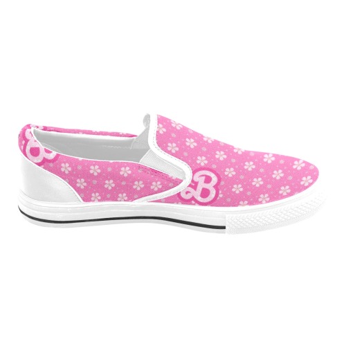 Pinkadelic Kids Canvas Shoes Slip-on Canvas Shoes for Kid (Model 019)