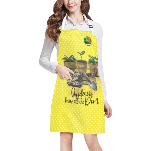 Hilltop Garden Produce by Kai Apron Collection- Gardeners know all the Dirt 53086P23 All Over Print Apron