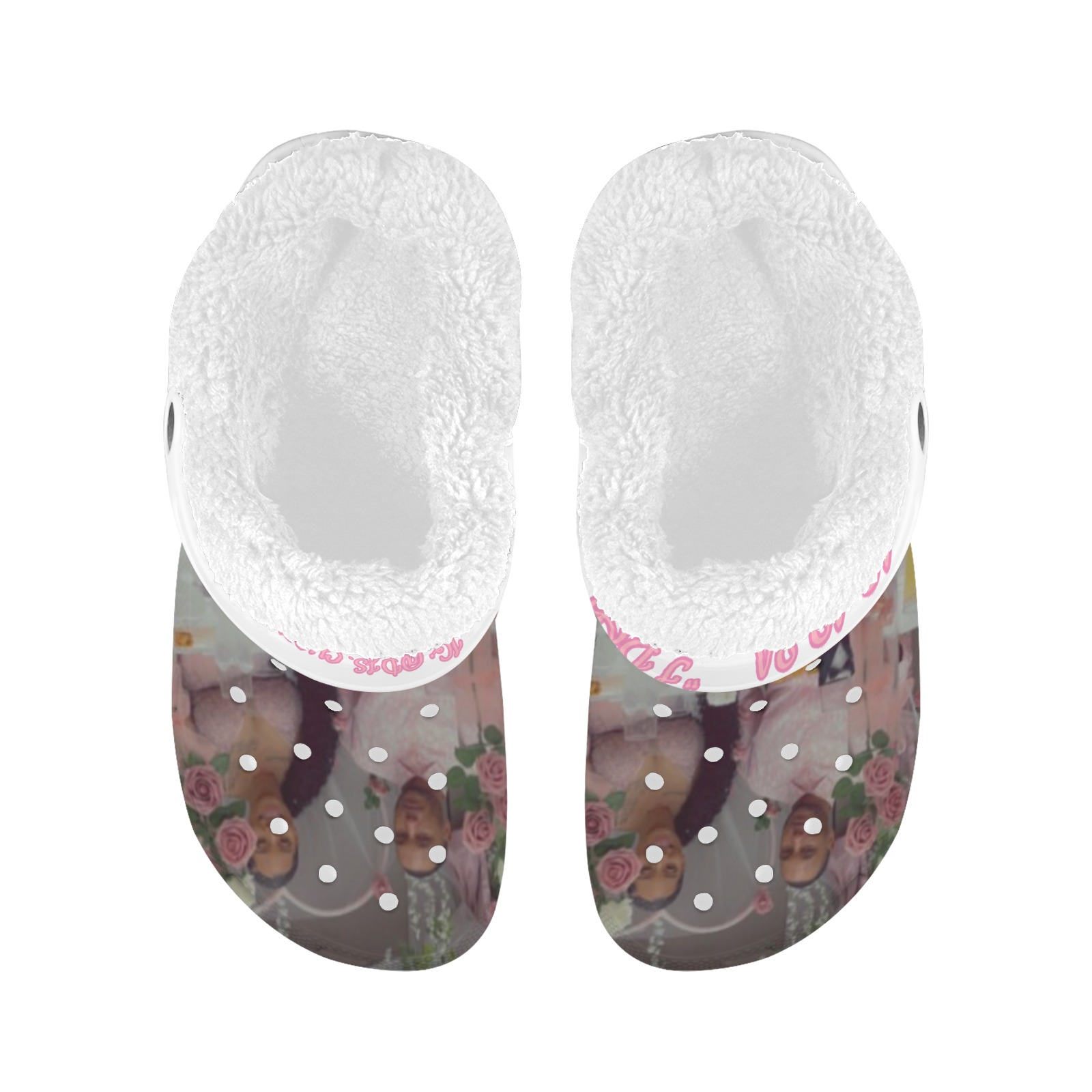 CUSTOM CROC nots Fleece Lined Foam Clogs for Adults