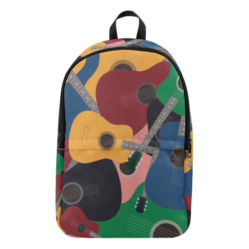 colored guitars, Fabric Backpack for Adult (Model 1659)