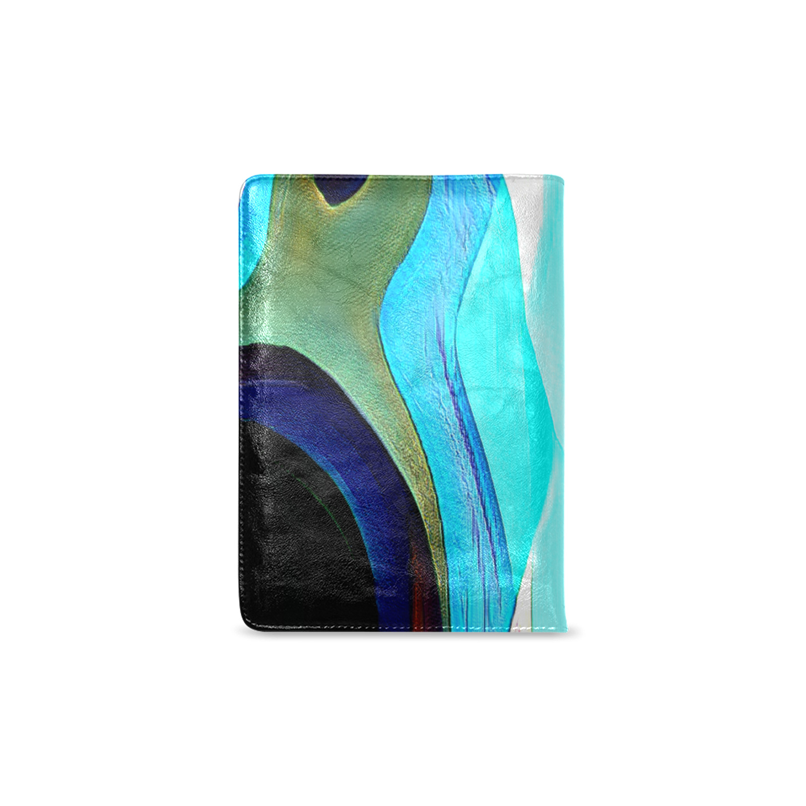 Blue Abstract Art 328 Custom NoteBook A5