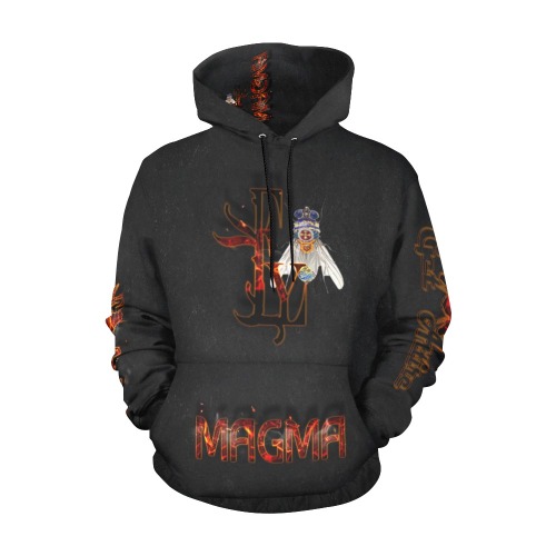Magma Collectable Fly All Over Print Hoodie for Men (USA Size) (Model H13)