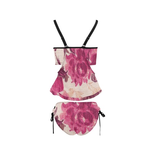 Maillot de Bain Haute Couture Cover Belly Tankini Swimsuit (Model S25)