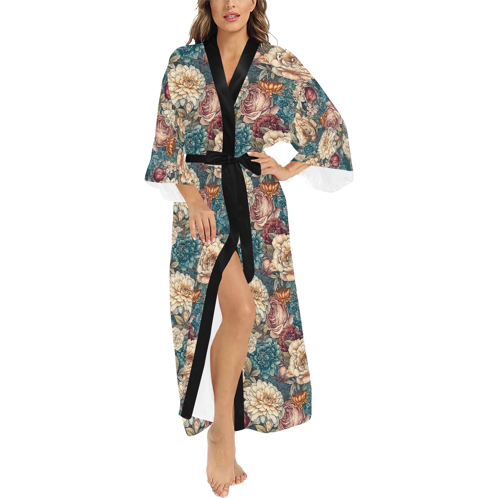 VINTAGE 02 Long Kimono Robe