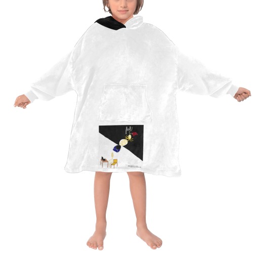 Homo singularity Blanket Hoodie for Kids