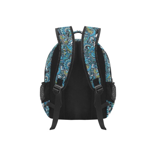 Cerulean Swirls Multifunctional Backpack (Model 1731)