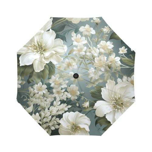 White/ Gray Wedding Damask