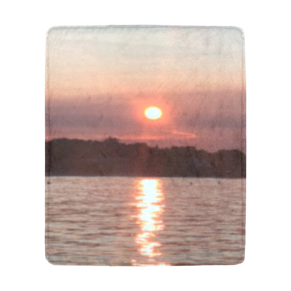 Glazed Sunset Collection Ultra-Soft Micro Fleece Blanket 50"x60"