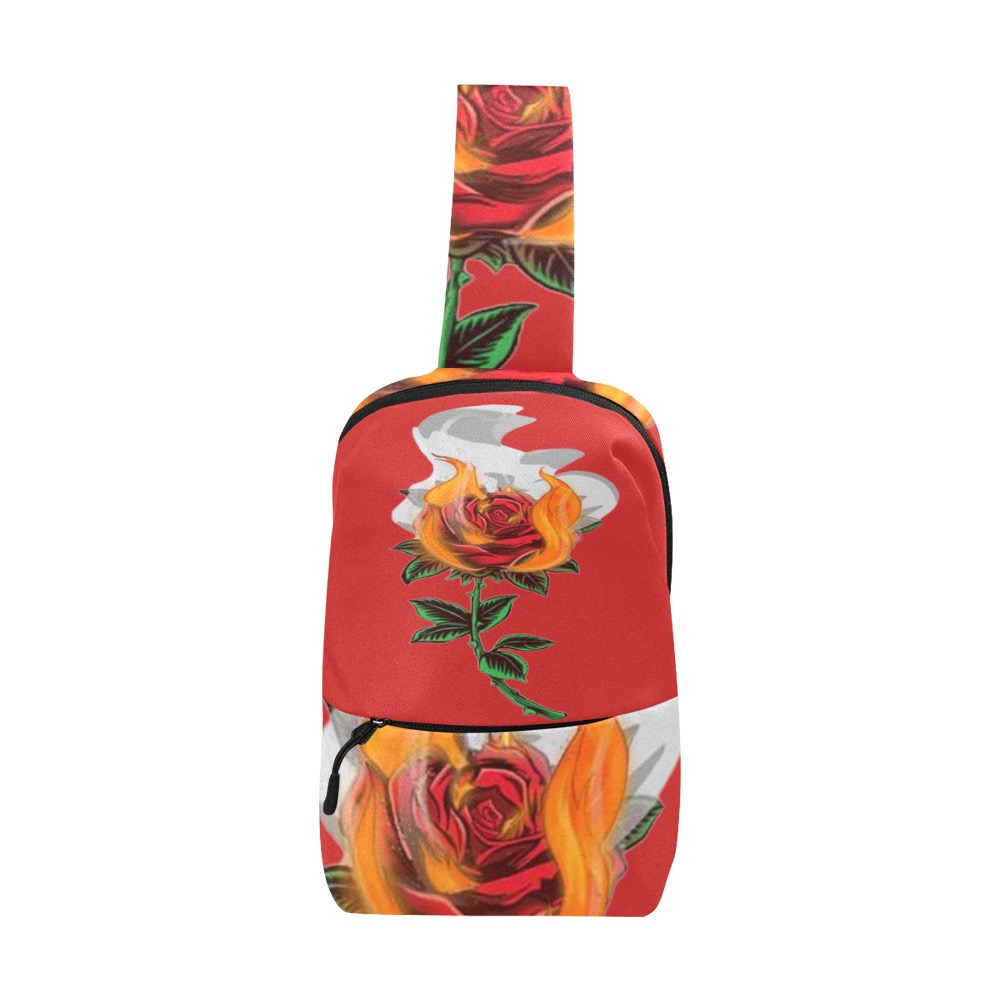 Aromatherapy Apparel Red Chest Bag Chest Bag (Model 1678)