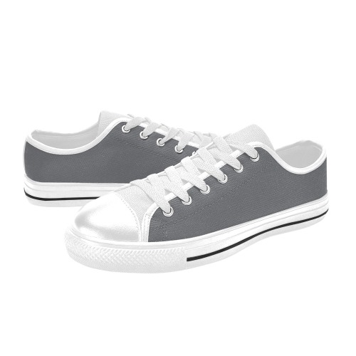 Poppy Seed Men's Classic Canvas Shoes (Model 018)
