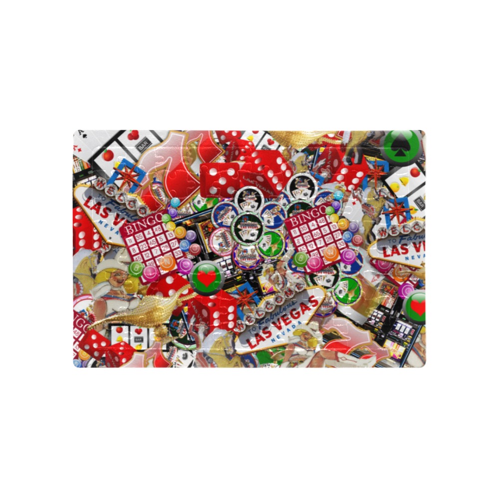 Gamblers Delight - Las Vegas Icons A4 Size Jigsaw Puzzle (Set of 80 Pieces)