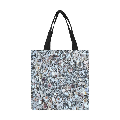 Shells On The Beach 7294 All Over Print Canvas Tote Bag/Small (Model 1697)