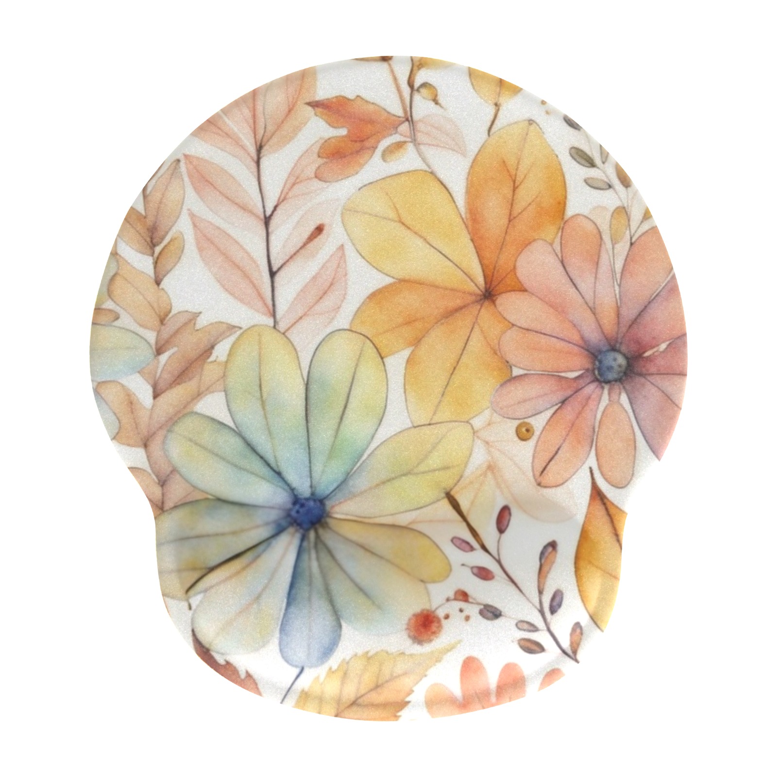 Watercolor Floral 2 Mouse Pad with Wrist Rest Support